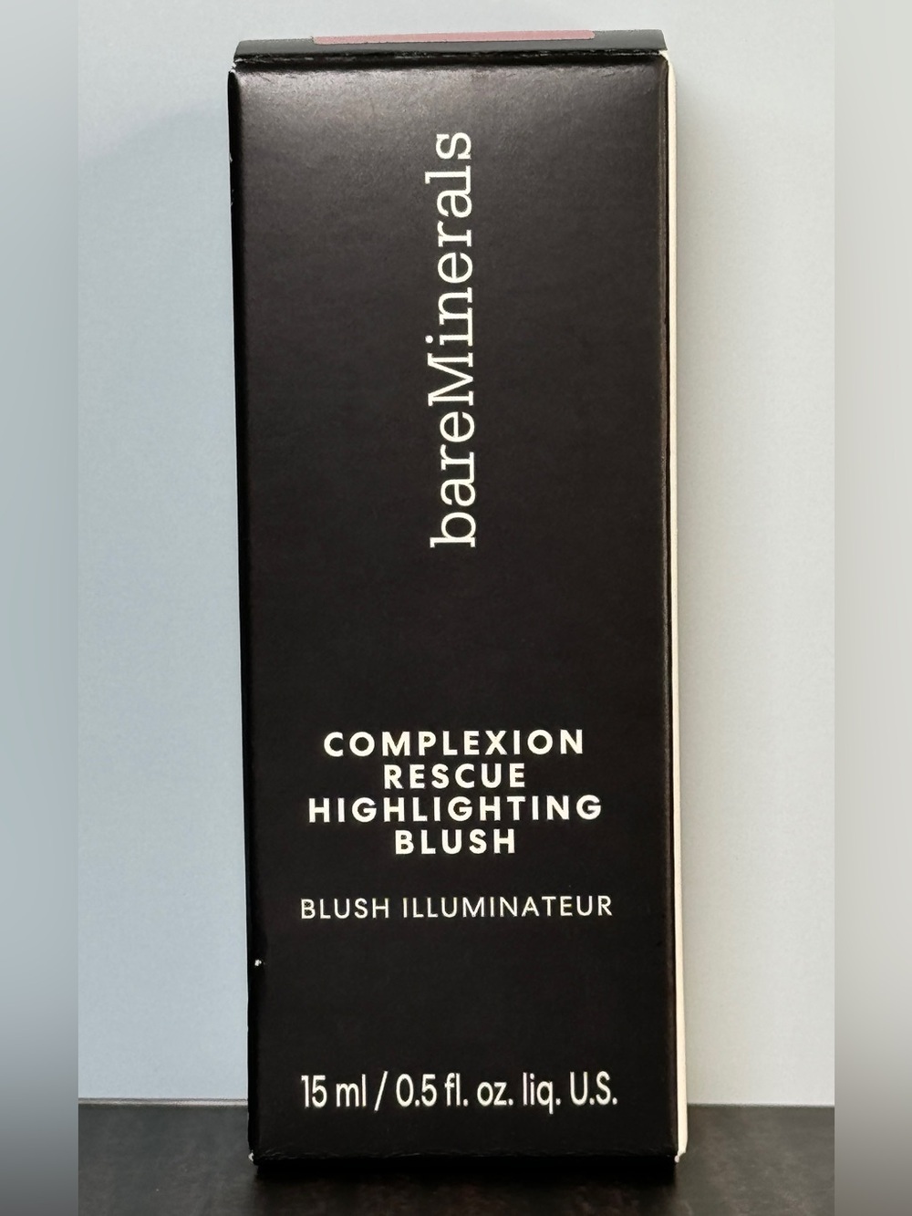 bareMinerals COMPLEXION RESCUE Liquid Highlighting Blush (Rose Glow) NIB
